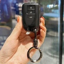 1 件 TPU 汽车遥控钥匙盒保护套，适用于丰田 Yaris Hiace Vios Verso 车型，无钥匙汽车配件，手感舒适 - 彩色 - 查看 12