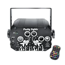 Oświetlenie imprezowe DJ Disco Light LED Zorza polarna Inteligentny pilot zdalnego sterowania Sterowanie głosowe Flash Flash Nastrojowe światło Nadaje się do barów KTV Klub Śpiewanie Taneczne Imprezy Karnawałowe Boże Narodzenie Halloween Urodziny Prezent Ślubny Ubieranki