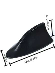 Car Decoration Shark Fin Antenna With Signal Reception Specialized Antenna, Rooftop Spoiler Antenna Modification, No Drilling Required