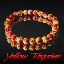 1 件/红绿松石手链手工编织完美手链礼物 - 彩色 - 查看 7