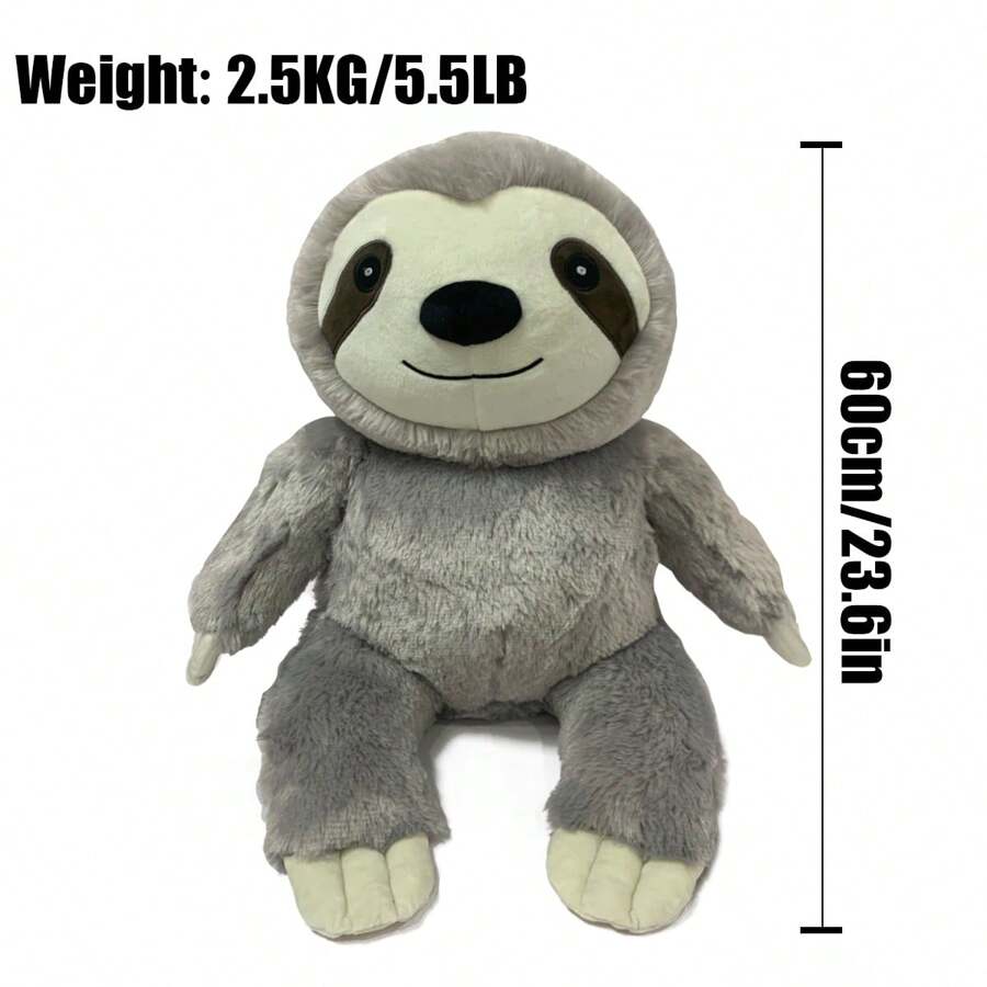 Weighted Sloth, 5.5 Lbs Weighted Stuffed Animal For Anxiety, 24 Inch
