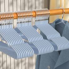 Household Dip Plastic Coat Rack Drying Non-Slip Coat Rack, Non-Marking Stainless Steel Anti-Shoulder Corner Hanging Coat Props - Multicolor - View 1