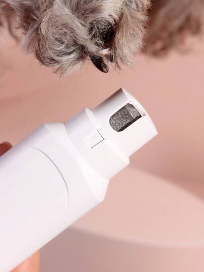 1 قطعة مبراة أظافر للحيوانات الأليفة بلون أبيض، لا يتضمن البطارية، مناسبة للكلاب المتوسطة/الكبيرة والقطط، محمولة وسهلة الاستخدام، أداة جرش منقار الببغاء، ماكينة تنعيم أظافر كهربائية للتنظيف اليومي للحيوانات الأليفة، مقص أظافر، شاطئ، شمس، سفر، رائع