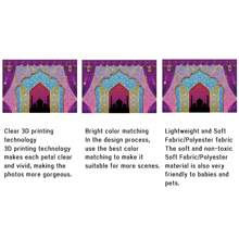 1pc Arabian Nights Magic Genie Theme Photography Backdrops Golden Glitter Bollywood Princess Sweet 16 Party Banner 59.1*39.4/82.7*59.1/106.3*70.9 Inches Moroccan Birthday Indoor Outdoor Photo Background Newborn Shower Decoration Supplies