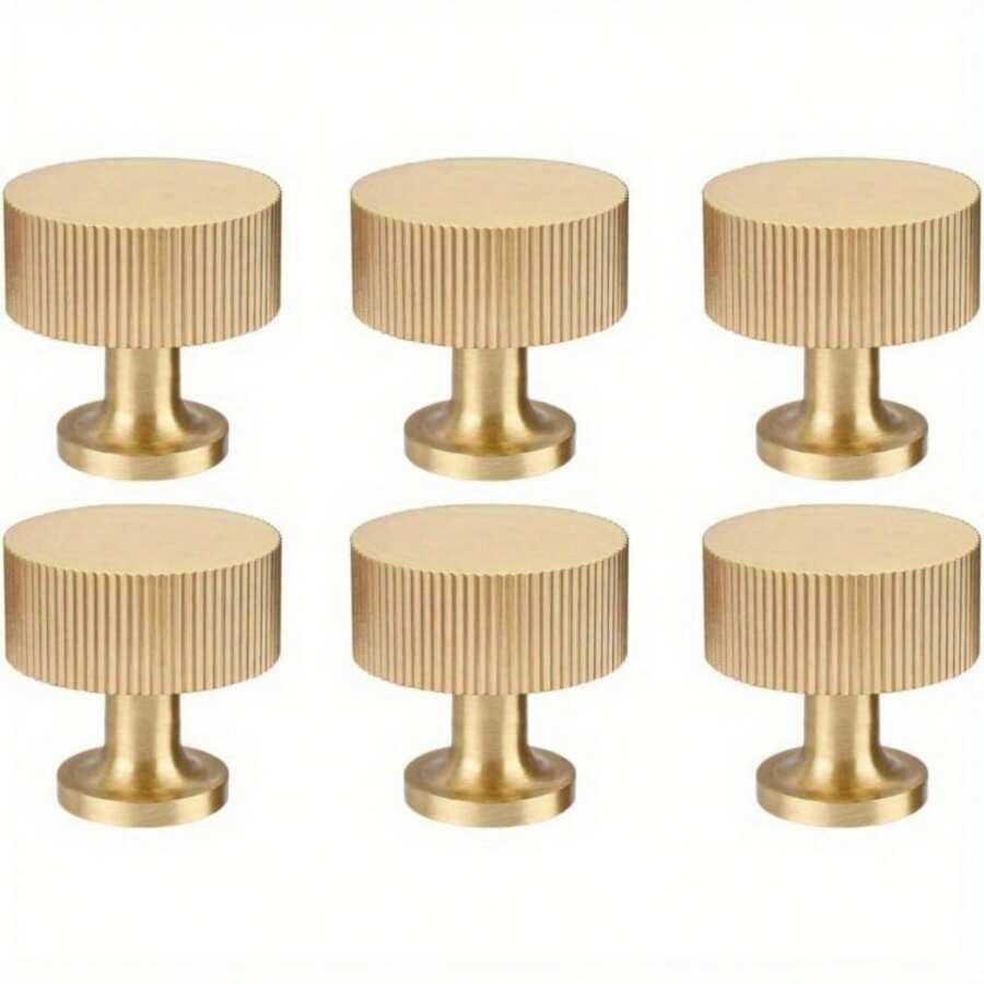 DONQE 2/4/6个装实心橱柜拉手 拉手橱柜抽屉 梳妆台 金色拉手 现代拉手 轻奢柜门 现代简约 - 彩色 - 查看 1