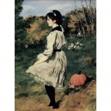 1pc Wall Arts Posters Optional Frame Nordic Autumn Farmhouse Landscape Poster Prints For Living Room Home Decor Abstract Rustic Scenery Canvas Painting Wall Art Vintage - Multicolor - View 9