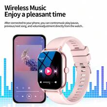 Đồng hồ thông minh, Gọi điện/Quay số không dây, Chế độ đa thể thao, Nhắc nhở và từ chối cuộc gọi, Nhắc nhở thông tin, Nhắc nhở SMS, Tương thích với Quà tặng ngày lễ Giáng sinh năm mới ngày lễ tình nhân cho iPhone/Android - Nhiều màu - Xem 6