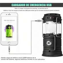 Multifunction Portable Light, Portable, Rechargeable, Solar Camping Light, Outdoor Camping Light, Home Emergency Light - Gold - View 3