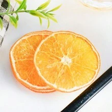 5pcs/Pack Or 10pcs/Pack Grapefruit Dried Fruit Slices, Yellow Color Decor - For Indoor Home Wall Hangings, Christmas Party Decorations, Table Settings, Bar & Restaurant Cocktail Glass Garnish