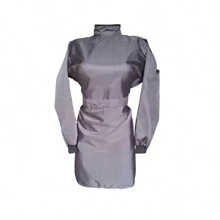 Surgical Uniform Anti-Fluid Repellent Gown - Dark Grey - View 1