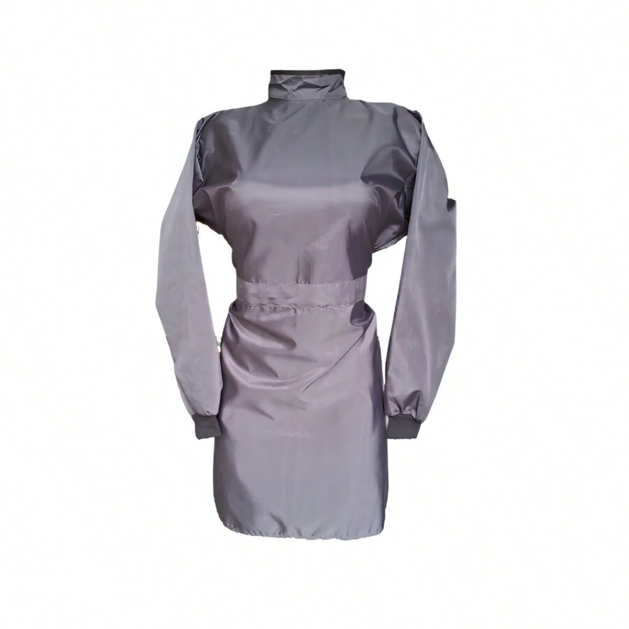 Surgical Uniform Anti-Fluid Repellent Gown - Dark Grey - View 1