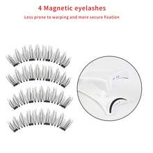 1 Cặp Lông Mi Giả Từ Tính, C Curl Có Thể Tái Sử Dụng Có Kẹp, Mắt Phóng Đại, Phù Hợp Với Phụ Nữ, Không Cần Keo Dán, Lông Mi Chéo Mềm Mại & Dày Tự Nhiên, Phù Hợp Với Ngày Làm Việc, Cosplay Và Chụp Ảnh, Phù Hợp Với Mọi Hình Dạng Mắt, 52HB - lông mi mềm mại - Xem 6