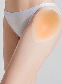 1 par de almohadillas de cadera de silicona para mujeres, levantador de glúteos para una parte trasera talla grande plana, de forma ajustable y cintura talla grande delgada