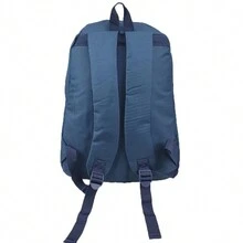 Unisex School Sports Backpack With 2 Compartments - 藍色 - 查看 2