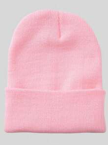 1 件儿童定制印花无檐小便帽，男女通用冬季滑雪帽，适合日常佩戴，礼物 - A - 查看 16