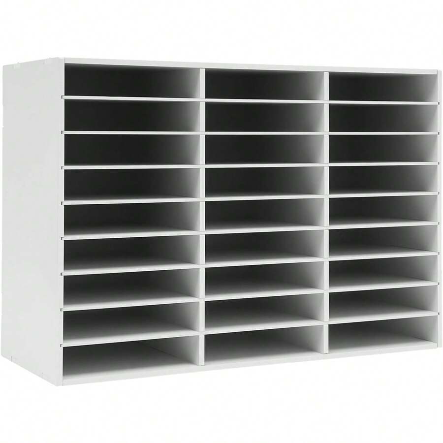 Literature Organizer 27 Slots Compartments Desktop File Sorter Mail