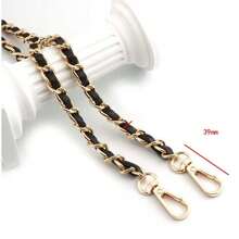 120cm Long PU Leather Bag Strap For Crossbody Shoulder Bag Strap Replacement Accessories For Handbags 8mm Wide Bag Chain