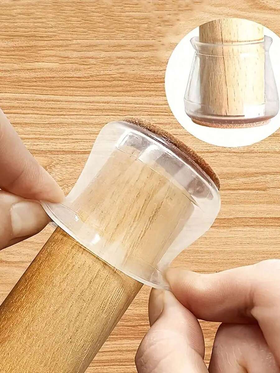 Tấm lót chân bàn ghế dày cho đồ nội thất, Tấm lót chân bàn ăn và ghế, Tấm lót chân ghế đẩu nỉ có cạnh, Tấm bảo vệ đồ nội thất chống mài mòn, không gây tiếng ồn - Nhiều màu - Xem 1