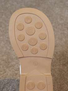 Girls' Summer Leather Oxford Shoes 2024, New Fashion Princess Loafers, Soft Sole Children Performance Shoes - Beige - View 6