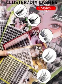 120 Stück D-Curl 13mm natürliche, flauschige Anime-Wimpernstil Volumen-Wimpernsets, weich, flauffy, ultra-dunkel, individuelle Wimpern für tägliches Make-up, dicke, gekräuselte Wimpernverlängerung, nahtlose falsche Nerz-Wimpern für Zuhause, Partys, Valentinstag, Reisen, Fotoshootings, Festivals, asiatischer Wimpernstil, Wimpernbüschel, individuelle Wimpern, Wimpern, falsche Wimpern