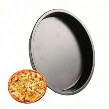 Non-Stick Carbon Steel Pizza Pan Oven Baking Trays Mold Microwave Cake Pan Dish Mould Patisserie Tarte Pie Sapan Tools