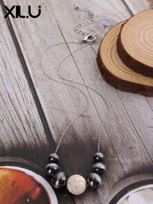 1 件简约复古风格多 CCB 珠链项链 - 項鍊 - 查看 21