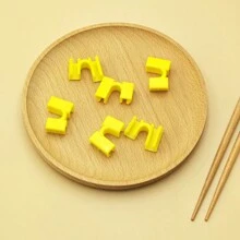1/2/6/12pcs Chopstick Helper For Adult, Beginner, Trainer Or Learner – Plastic Hinge Connector For Chopsticks Training – Anti-Slip, Reusable And Replaceable – Dishwasher Safe ,Kitchen,Christmas Gift ﻿,School Supplies - Multicolor - View 10