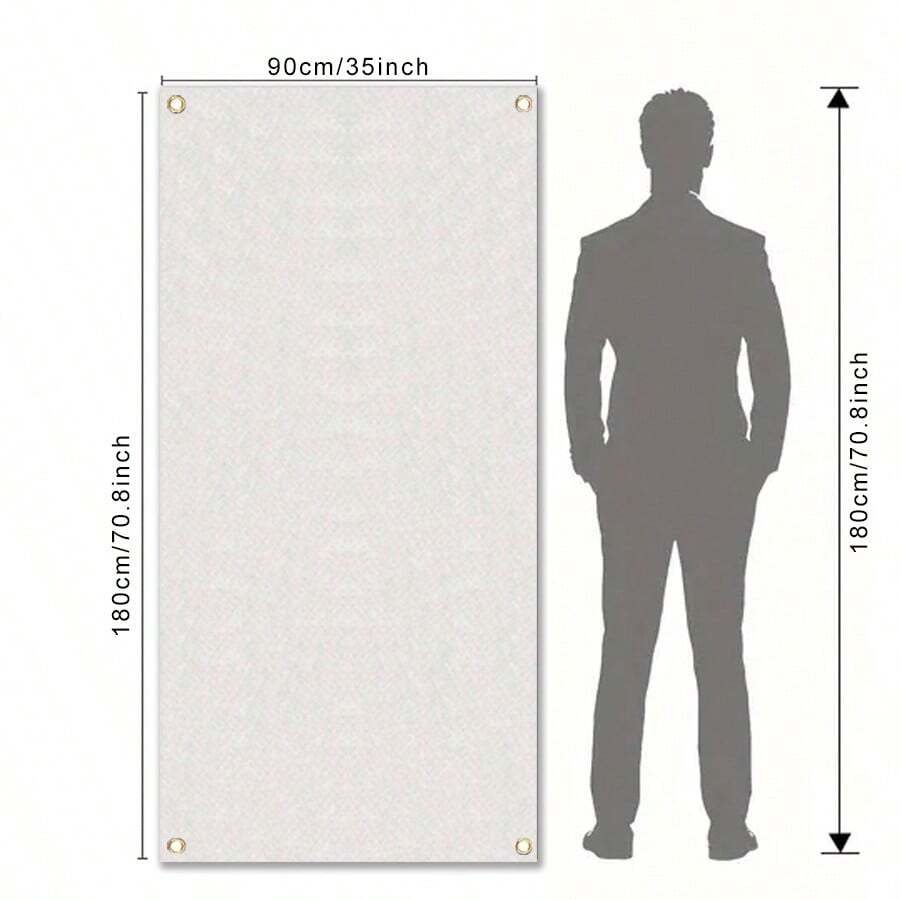 1pc Christmas Dog Door Banner, Front Door Display, Christmas Day Sacred