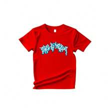 Unisex Street Wear T-Shirt 100% Cotton NEW! - 紅色 - 查看 1