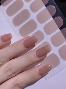 1 件装指甲油贴纸条，自粘防水，女士美甲装饰，适合节日、派对、生日礼物 - 彩色 - 查看 3