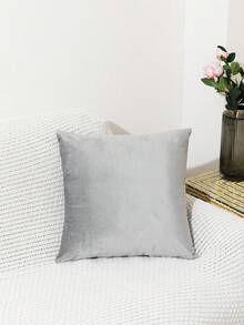 1 pieza Funda de almohada con cabeza de caballo bordada con diamantes de peluche corta, decoración del hogar suave, cojín de sofá, cubierta de cabecera de cama, no incluye relleno de almohada