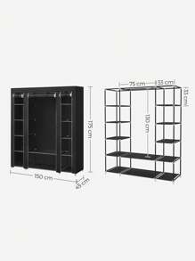 SONGMICS Portable Closets - Black - View 6