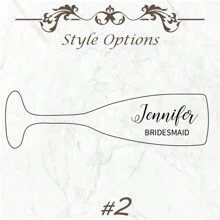 1pc Personalized White Acrylic Plastic Champagne Flute, Bridal Party Gift, Bridesmaid Wine Glass, Bachelorette Party Cup, Wedding Decor Stylish, Adorable, Colorful Custom, Personalized, Unique Ideal Gifts For Her Friends, Son, Daughter, School Students, Workers, Kids School, Home, Office,Multi-Functional, Ornamental,Reusable,Exquisite,Stylish,High-Quality,Colorful,Modern,Custom,Personalized,Unique,Ideal Gifts For Him,Ideal Gifts For Her,Boyfriend,Dad,Girlfriend,Mom,Family,Friends,Tea Room,Home,Garden,Office,For Anniversaries,For Valentine's Day,For Mother's Day,For Birthdays,For Father's Day,For Graduation,For Weddings,For Housewarming,Customized Wine Glasses,Easy Comfort - White - View 9