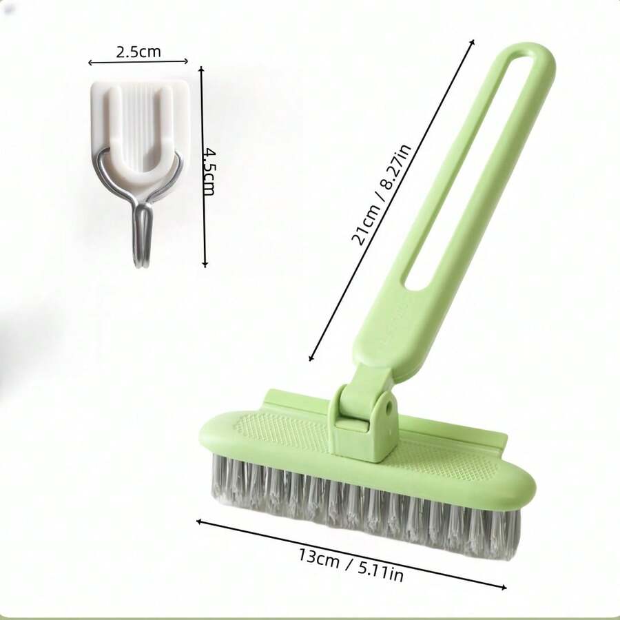 Efficient 3In1 Bathroom And Kitchen Tile Cleaning Brush 360 Degree