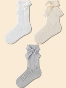 3双/1双儿童连裤袜新生儿春秋宝宝连体袜打底裤女童连裤袜蝴蝶 - 彩色 - 查看 10