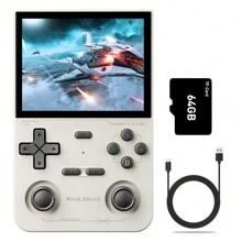 Consola de videojuegos portátil retro GAMINJA K36, sistema Linux, pantalla IPS de 3.5", reproductor de juegos portátil, 64GB de memoria, regalo para niños - multicolor - Ver 11