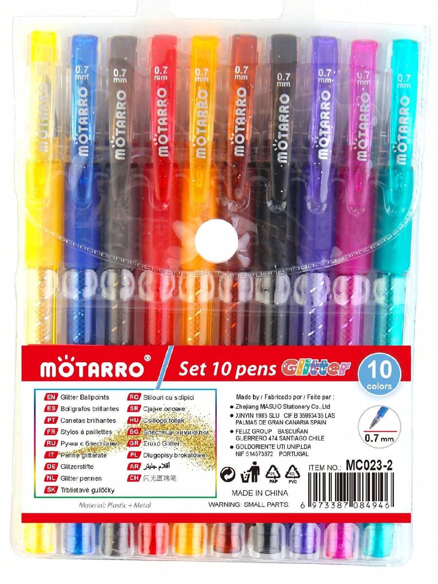 10支/套彩色记号笔，适合学生标记重点，开学季适用 - A - 查看 1