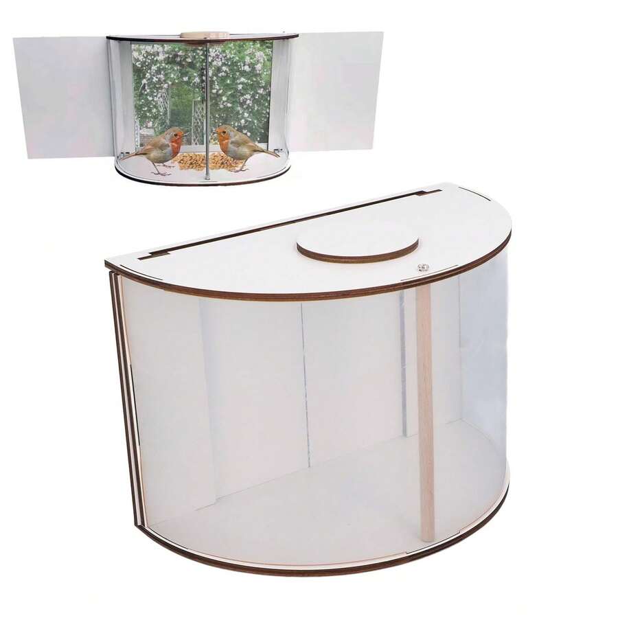 Window Bird Viewer 180° Clear View Bird Viewer Removable Bird Viewer