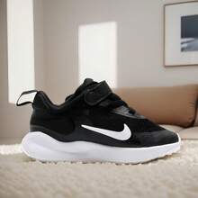 Nike 儿童休闲鞋 Revolution 低帮运动鞋 FB7691-003 - 黑/白 - 查看 11