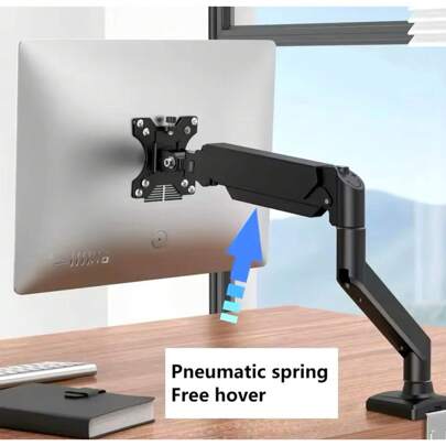 Suporte de Monitor Articulado Metal Mesa Para Pc Tv/Monitor De 17 Até 30 Preto BMAX-25