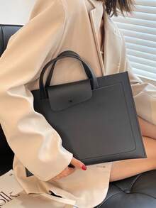 1 Pc Business Casual Minimalist PU Leather Solid Color Handbag Tablet Bag 13Inch/14Inch Computer Bag Protection Case Small Bag File Bag Laptop Sleeve Computer Carrying Case Bag 13 14 Inch Portable Table Cover Bags For Mac Book For Tablet Handbag Case 9-11inch Compatible With Ipad Air 4 5 Pro 11 Mini 5 6 IPad Case For Shockproof Pouch Bagslaptop Bag For Women Mac Book Case College Essentials Back To School