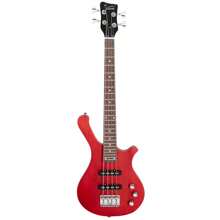GW101 36in Small Scale Electric Bass Guitar Suit With Mahogany Body SS Pickups, Guitar Bag, Strap, Cable Red - Đỏ - Xem 4