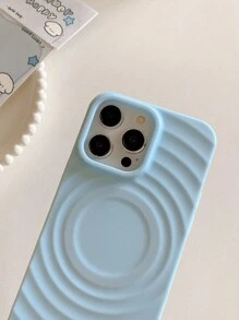 Ốp lưng điện thoại từ tính cao cấp họa tiết sóng xanh, tương thích MagSafe cho iPhone 13, 15, 16 Pro Max, 16, 14, 15, 16 Plus - Màu xanh lam - Xem 10