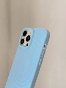 Ốp lưng điện thoại từ tính cao cấp họa tiết sóng xanh, tương thích MagSafe cho iPhone 13, 15, 16 Pro Max, 16, 14, 15, 16 Plus - Màu xanh lam - Xem 9