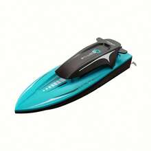 Tàu bay điều khiển từ xa 2 kênh 2.4G tốc độ cao 25 km/h có đèn, thích hợp cho hồ bơi và hồ, quà tặng Giáng sinh cho người lớn - Nhiều màu - Xem 12