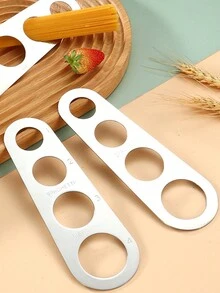 1 dụng cụ đo mì ống 4 lỗ đo mì Ý kiểu Ý - Bạc - Xem 3