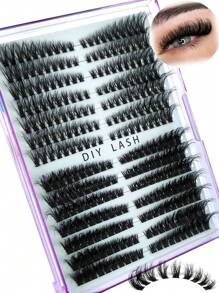 320/310/290/280/270/250Fans D Curly Large Capacity False Eyelashes Divided Into Height, Left+Right For Paired Single Cluster. Spikes+60D80D100D120D160D200D Natural Segmentation. Clustered Eyelashes. Fluffy. Thick. Soft. Lightweight False Eyelash Set, Comfortable To Wear. Enlarging Eyes, Lifting Eye Tails, DIY Eyelash Extension, Eyelash Extension. Daily Life&Weddings&Dates&Parties&Music Festivals&Halloween Use