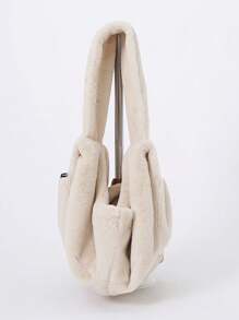 Pet Carrier Bag Made Of Faux Rabbit Fur, Convenient, Comfortable For Carrying Medium And Small Cats And Dogs - Multicolor - View 14