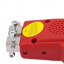 100W Rope Cutter Fabric Cutter, Pro Electric Hot Cutter Heat Sealer With Adjustable Power, Cutting Tool Kit- With Blades & Accessories - Red - View 10