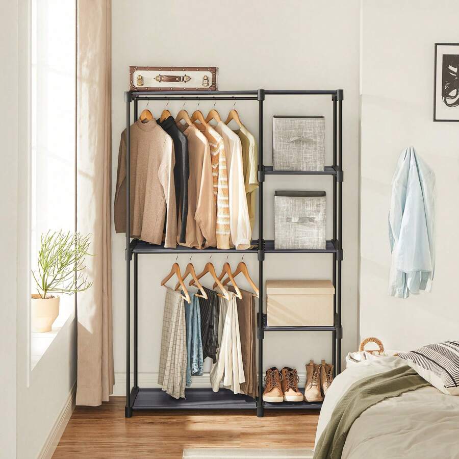 SONGMICS Rastrelliere per armadio, Decorazioni di Ognissanti, Costumi di Ognissanti, Decorazioni autunnali, Decorazioni per festività - Grigio - Visualizzare 1
